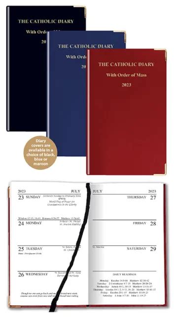 catholic diary 2023 with order of mass